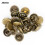 200 Sets Double Cap Rivet Iron Studs 12x10mm for Leather Clothes 5