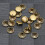 200 Sets Double Cap Rivet Iron Studs 12x10mm for Leather Clothes 12