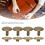 200 Sets Double Cap Rivet Iron Studs 12x10mm for Leather Clothes 8