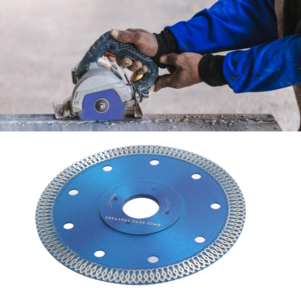 125Mm Diamond Saw Blade For Marble Glass Ceramic Grinding | Blue 8751392118485