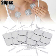 (20PCS) Tens Electrode Pads Replacement Massager Pads Self-adhesive Reusable For Physiotherapy Body Therapy IFO