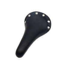 (black) Bicycle Saddle Soft Pu Leather Road Bike Rivet Seat Cushion Racing Saddle Cover Comfortable Waterproof Vintage Cycling Saddle[HsSs]