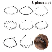 Faixas de cabelo confortáveis, ajustáveis, com design ondulado antiderrapante e ergonômico, acabamento de pintura de alta qualidade. Conjunto com