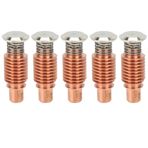 5Pcs Copper Plasma Torch Electrodes High Temp Resistance Model 220971 1