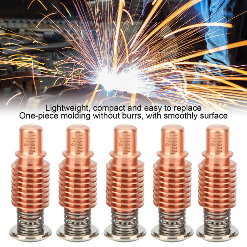 5Pcs Copper Plasma Torch Electrodes High Temp Resistance Model 220971 2