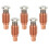 5Pcs Copper Plasma Torch Electrodes High Temp Resistance Model 220971 11
