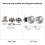 Double-Sided Stainless Steel Bathroom Door Lock with Ring Handle, Silver 6