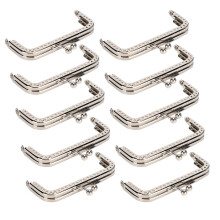 DIY Purse Frame Lock 8.5cm Square Metal Clasp for Handbag Making