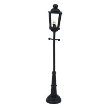 Mini LED Dollhouse Street Light 13cm Metal Garden Decor | 3V Battery