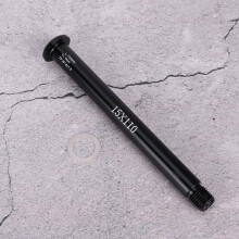 Aluminium Fork Axle for Mountain Bikes 15x110mm Boost Black Robust Hub Shaft