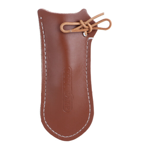 Folding Camping Handle Cover Cow Leather Insulation Protector 11x11cm 1