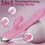 Waterproof Licking Rabbit Thrusting Vibrator Toys 1