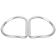 Diving D Rings 5.08cm Webbing Stainless Steel