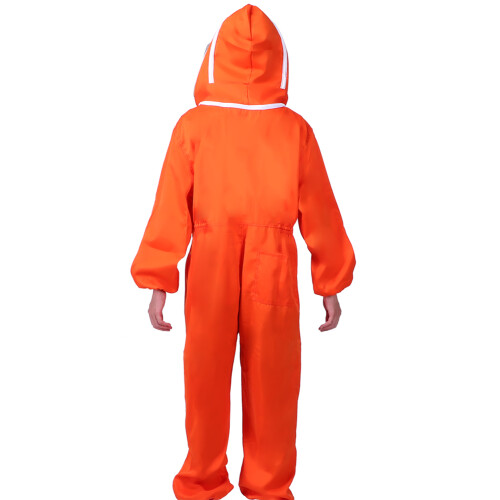 Orange Protective Bee Suit Beekeeper