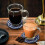 8 Pieces Drink Coasters , Blue Round Silicone Rubber Cup Pad - Blue - DD 5