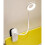 (White) Led Clip-on Reading Lamp Dimmable Eye Protection Table Lamp 3