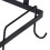 Iron Garbage Bag Rack Stand Bracket Kitchen Organizer Black 26x15.3cm 3