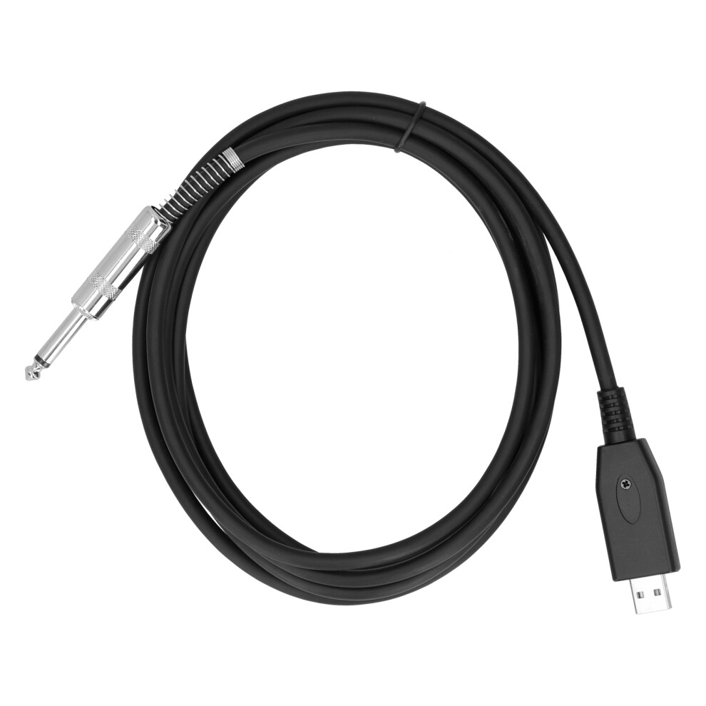 Usb To 6.35Mm Guitar Audio Cable, 2M/6.6Ft, High-Quality Adapter 7901392124134