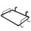 Iron Garbage Bag Rack Stand Bracket Kitchen Organizer Black 26x15.3cm 11