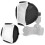 Portable 23cm White Plastic Softbox Flash Cover for Photo Lighting Setup 15