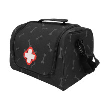 Large Capacity Waterproof Pet First Aid Bag for Cat and Dog Grooming Tools - Portable and Travel-Friendly