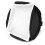 Portable 23cm White Plastic Softbox Flash Cover for Photo Lighting Setup 5