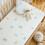 (Partner Bear, 65x120cm) 3 Pack 100% cotton gauze Cot Bed Sheets Fitted Cot Sheets 1