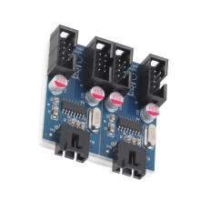 EZ0730 1 to 4 9Pin USB 2.0 Splitter Extension Module 30cm