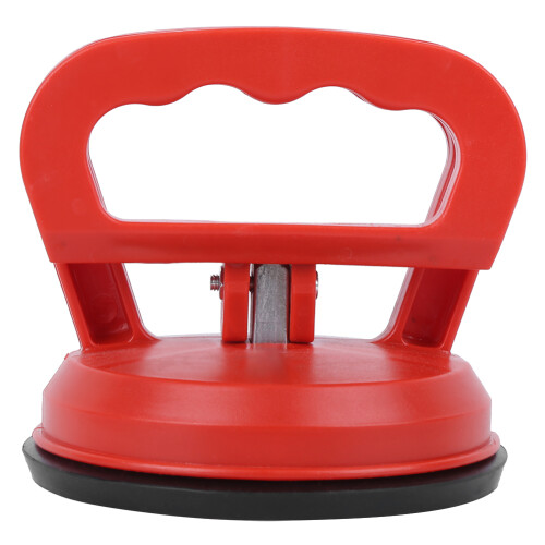 Red ABsPVC Plastic Glass Plate Puller Suction Cup Lifter Single Claw Tile Tool 1