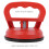 Red ABsPVC Plastic Glass Plate Puller Suction Cup Lifter Single Claw Tile Tool 4