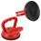 Red ABsPVC Plastic Glass Plate Puller Suction Cup Lifter Single Claw Tile Tool 9