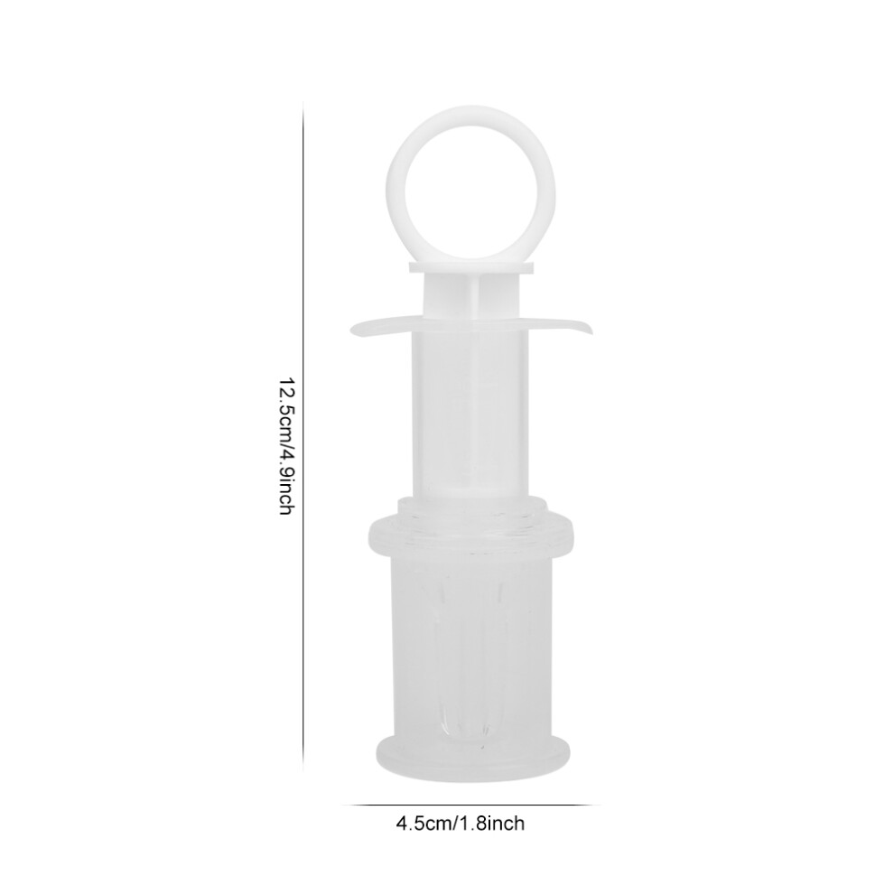 2pcs Baby Medicine Feeder Safe Infant Water Feeding Tool 12.5x4.5cm