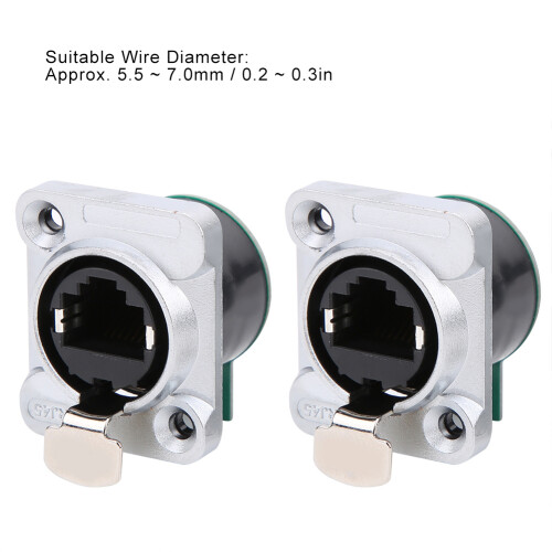 RJ45 PCB Panel Insulation 2Pcs Fire Retardant Durable EL-RJ-WH5 Injection Board 2