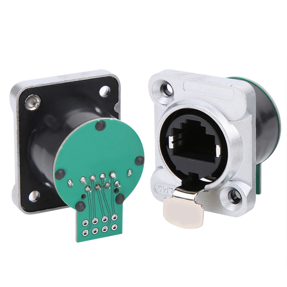 2x Fire Retardant RJ45 PCB Connectors