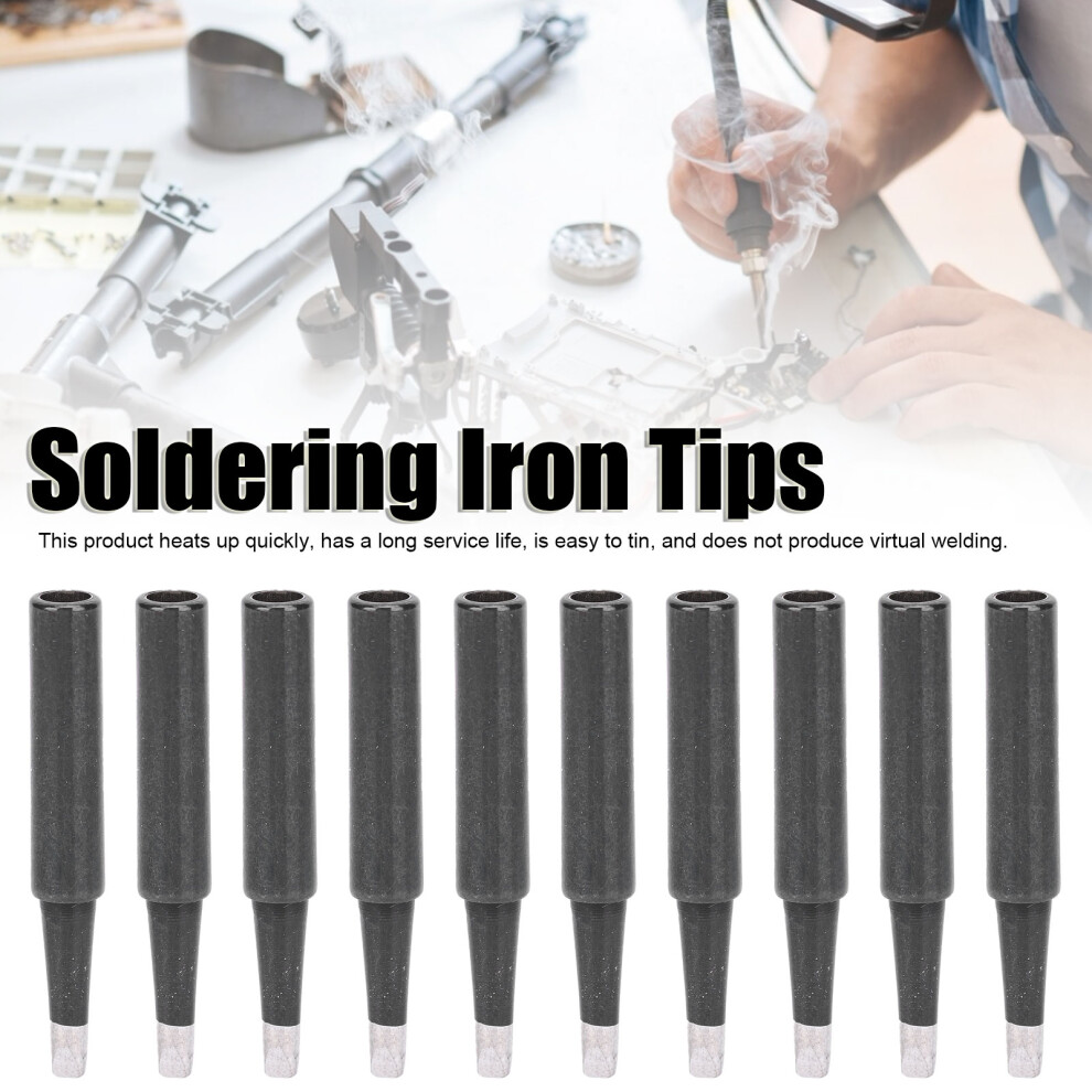 10 Black 900M Soldering Iron Tips