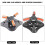 Automatic 360 Rotating Garden Sprinkler 3-Arm Irrigation System 6