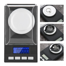 Mini Portable Jewelry Scale 0.001g 100g with LED Display, 6 Units