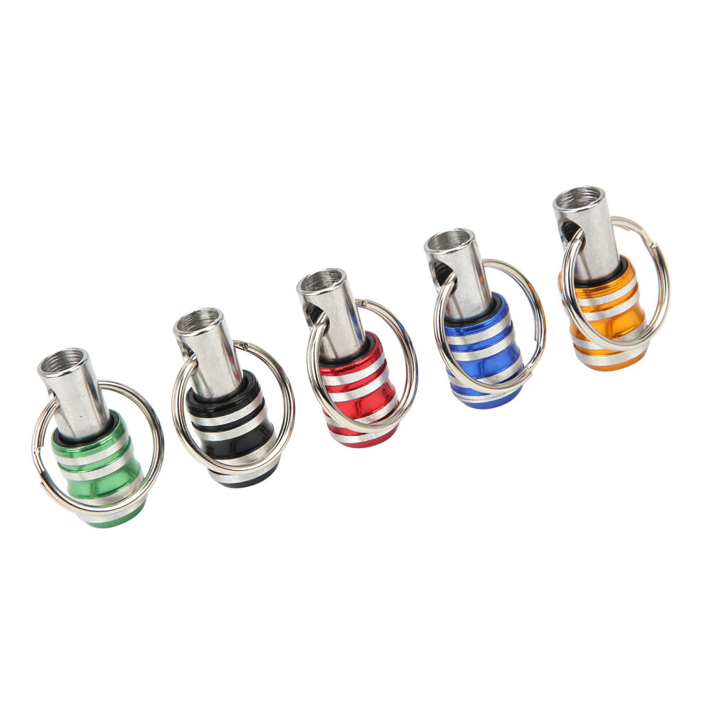 5Pcs Aluminum Alloy Keychain Screwdriver Bit Holders 1/4In Quickrelease 4991392126620