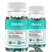 2 packs of chlorophyll capsules body deodorant, 30 capsules per pack