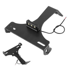 CNC Aluminum License Plate Holder with White LED for Ducati 848 1098 1198 1098R 1098S