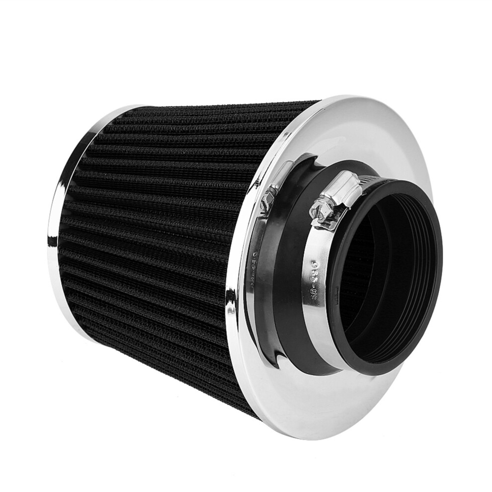 76Mm 3 Inch Aluminum Cold Air Intake Filter Kit For Car, Black 4071392373917