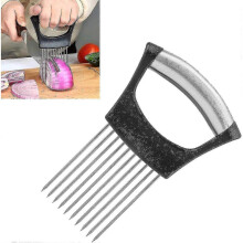 Stainless Steel Onion Fork, Stainless Steel Onion Knife, Onion Slicer, Suitable for Cutting Meat, Vegetables, Fruits, Etc, Stainless Steel Kitchen Ute
