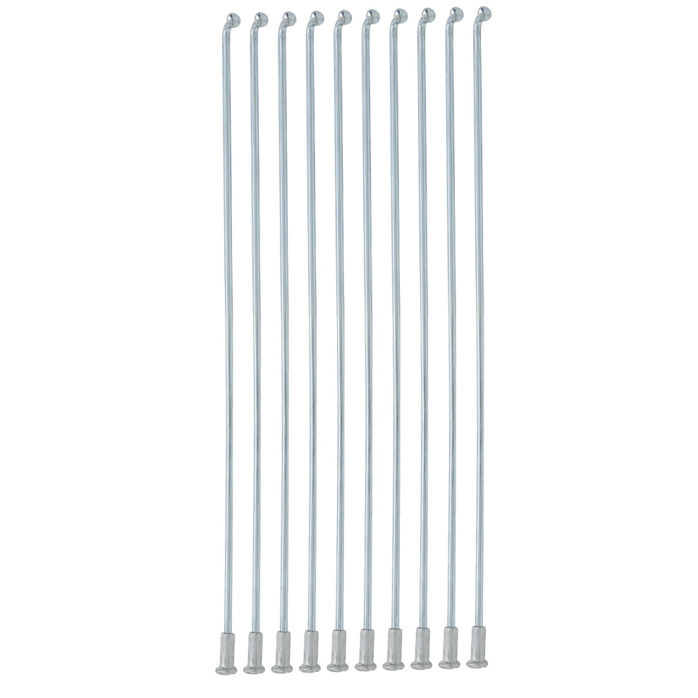 10Pcs 13G Iron Manganese Bike Spokes 2.2Mm Bicycle Accessories Silver 8231392127583