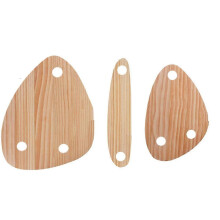3 Pieces Wine Bottle Topper Serving Tray, Wooden Topper Charcuterie Flat Serving Board, Party Float