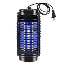 3X Elektrische Insectenzapper, Insectenzapper Binnen en Buiten, Vliegenzapper met Blauwe Lichten Muggenlamp voor Tuin, Terras, Amerikaanse Stekker