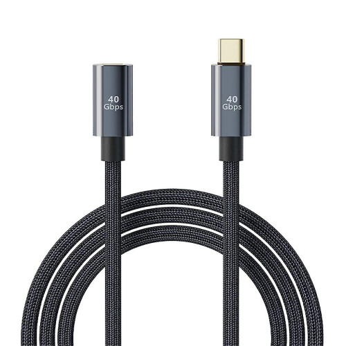 (0.5m) Usb C Extension Cable Usb-c Type-c 100w 40gb Fast Charging Data o Adapter