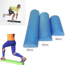 (Dark Blue-60cm) Half Round Yoga Block EVA Foam Roller nce Pad Yoga Pilates compatible with Muscle Restoration Physical Therapy Yoga & Pilates Blocks