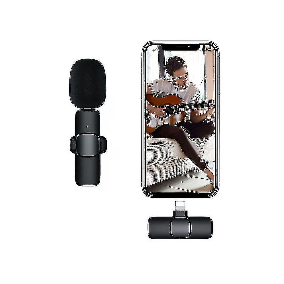 (For Iphone) Wireless Lavalier Microphone Noise Reduction Mic Compatible With Tiktok Recording Vlog Live Streaming 3472718007768