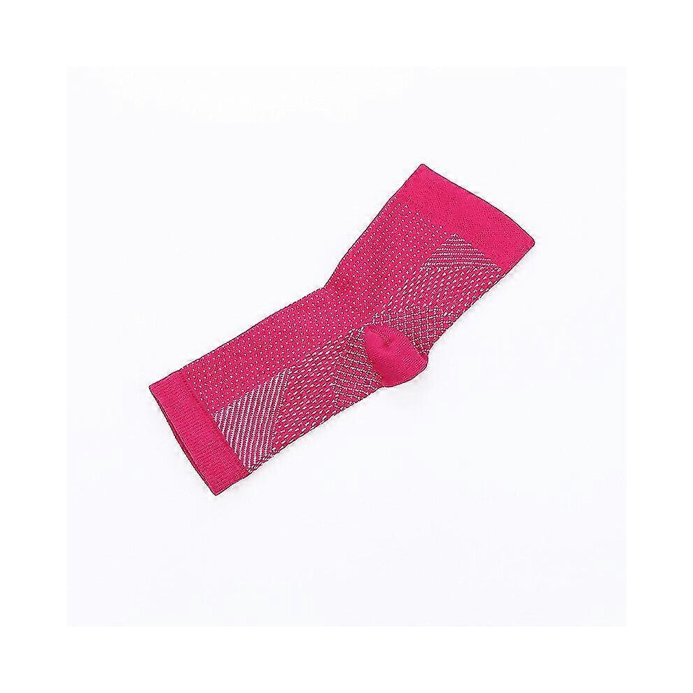 Pink (, L Xl) Compression Socks Ankle Bandage Open Toe Plantar Fasciitis Socks Pain Relief Sleeves