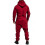 (red, M) Men's Hooded Jumpsuits Tracksuit 3